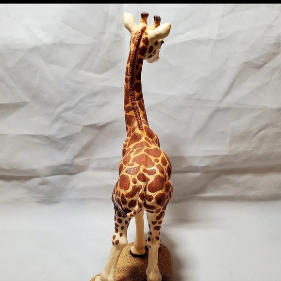 GIRAFFE MOTHER AND BABY FIGURINE By THE HERD MARTHA CAREY Safari Animal Africa - Picture 4 of 16